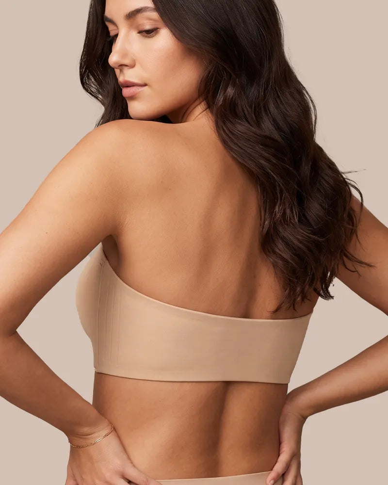 Women's Strapless Front Closure Push-Up Bra