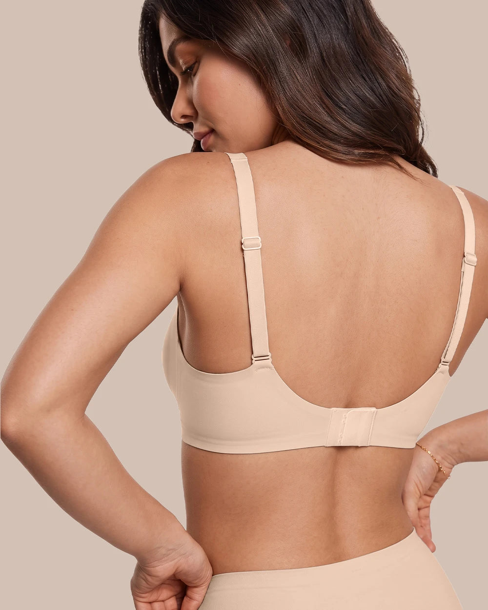Deep V Wireless Jelly Bra for Women