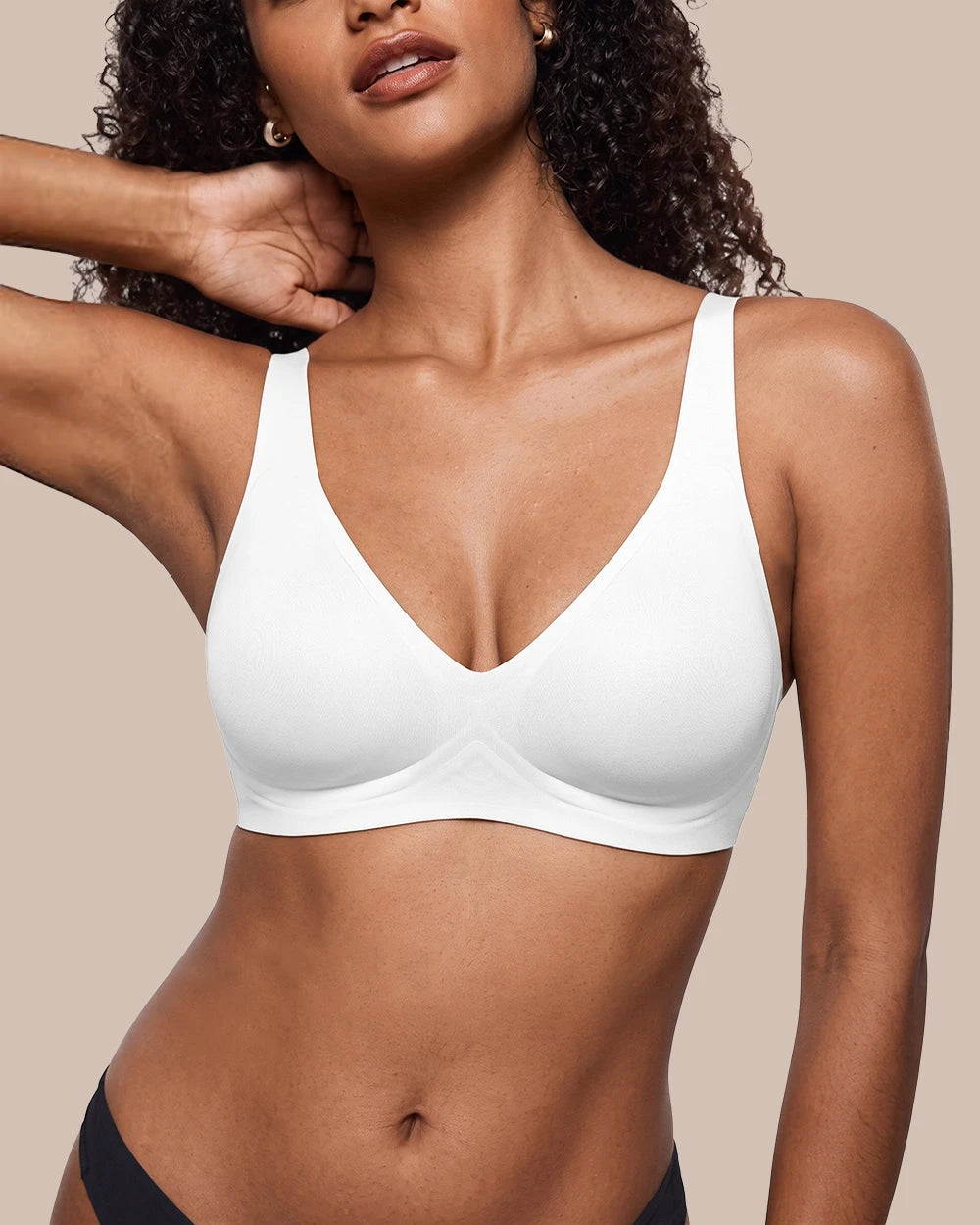 Deep V Wireless Jelly Bra for Women