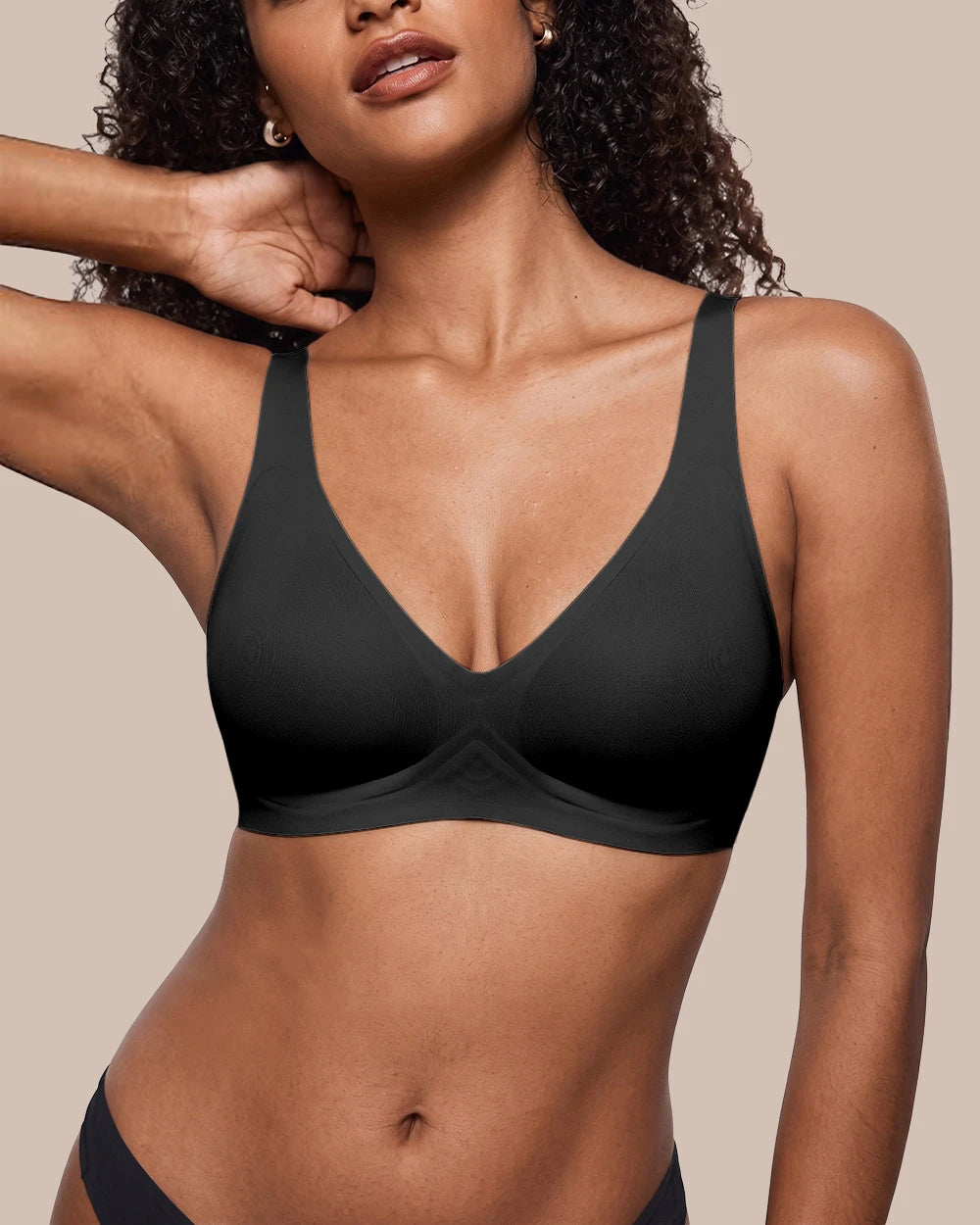 Deep V Wireless Jelly Bra for Women