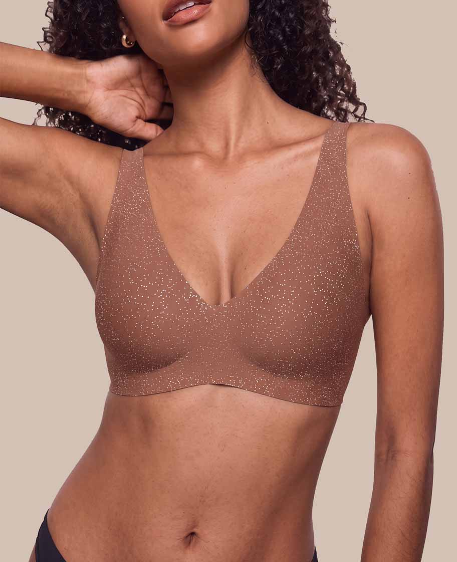 Deep V Wireless Jelly Bra for Women